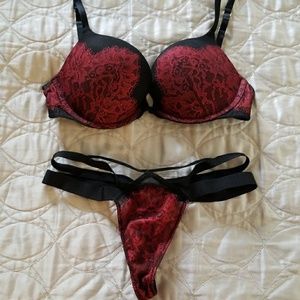 Victoria's secret push up with small thong